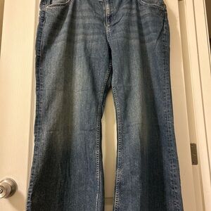 H&M Wide Leg Jeans in Classic Blue